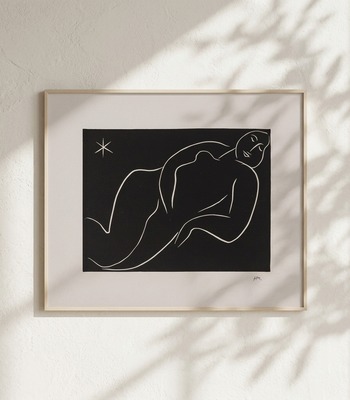 馬諦斯 Henri Matisse｜Nude with a Star