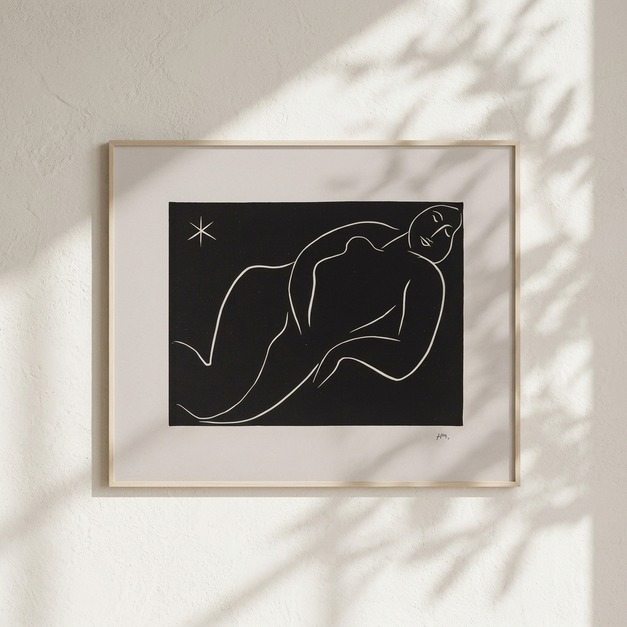 馬諦斯 Henri Matisse｜Nude with a Star