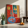馬諦斯 Henri Matisse｜Red Interior, Still Life on a Blue Table_2
