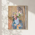 馬諦斯 Henri Matisse｜Flowers or Flowers in front of a portrait