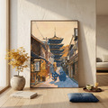 Nuomi 諾米 | 京都八坂塔-日本街景插畫_1