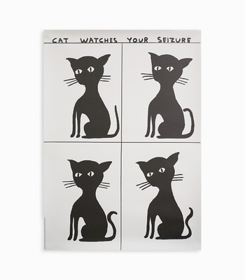 絕版｜David Shrigley｜Cat Watches Your Seizure