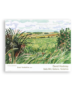 David Hockney｜A Gap in the Hedgerow (from Midsummer: East Yorkshire)