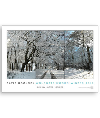 David Hockney｜Woldgate Woods, Winter, 2010