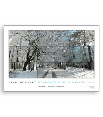 David Hockney｜Woldgate Woods, Winter, 2010