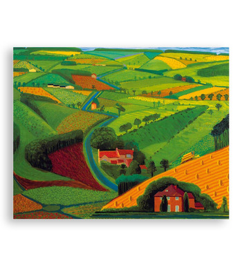 David Hockney｜The Road Across the Wolds