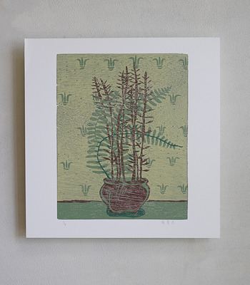 限量版畫｜沐冉Muran｜泉憩小品19 - 植物小品