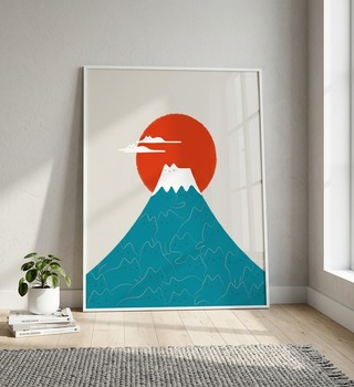 ilovedoodles｜貓咪地景 144- 貓咪組成的富士山