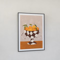 Frankie Penwill | Lemons & Oranges in Checkered Vase_2