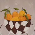 Frankie Penwill | Lemons & Oranges in Checkered Vase_3