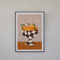 Frankie Penwill | Lemons & Oranges in Checkered Vase