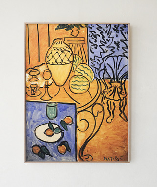 馬諦斯 Henri Matisse｜Interior, Yellow and Blue