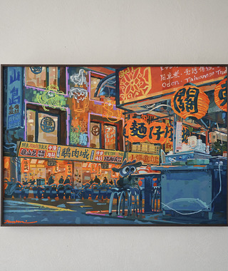 Nuomi 諾米 | 遼寧夜市-台灣街景插畫