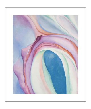 歐姬芙 Georgia O'Keeffe｜MUSIC, PINK AND BLUE. 音樂.粉.藍
