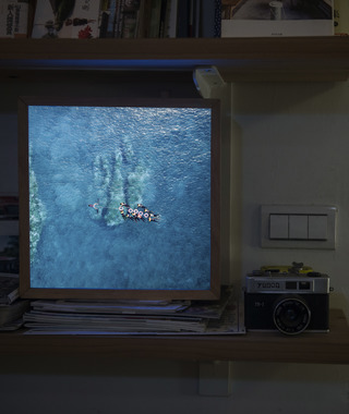 燈箱｜Loca 空拍攝影｜離地飛行