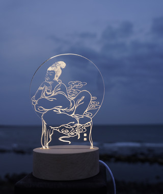 小夜燈｜安。自在觀音夜燈｜陳俐陵