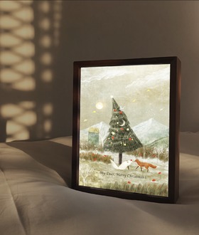 燈箱｜暖心聖誕｜Manting【可客製化】