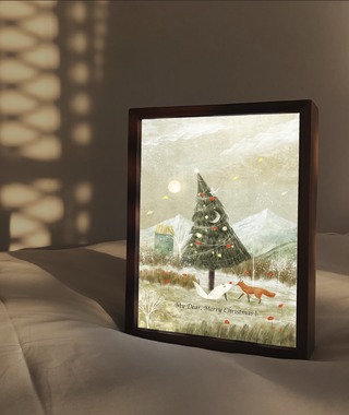 燈箱｜暖心聖誕｜Manting【可客製化】