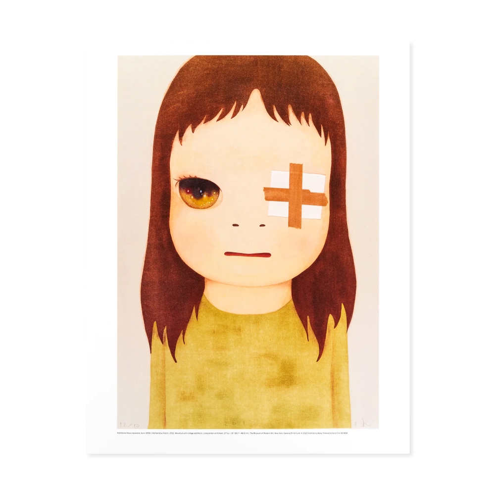 奈良美智 Yoshitomo Nara｜Untitled (Eye Patch)