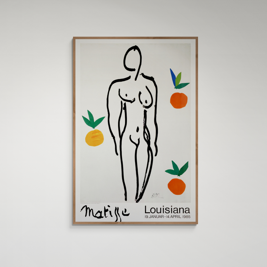 馬諦斯 Henri Matisse｜Model og appelsiner (1953)