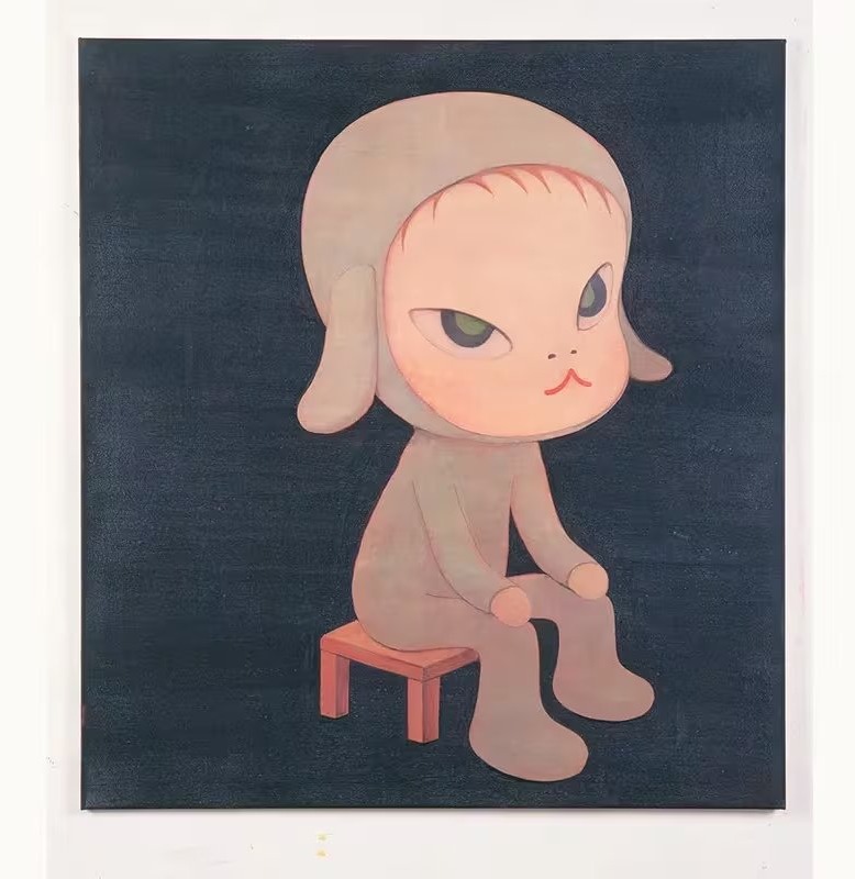 奈良美智 Yoshitomo Nara Sleepless Night Yoshitomo Nara 奈良美智| Sleepless Night (Sitting) 失眠夜