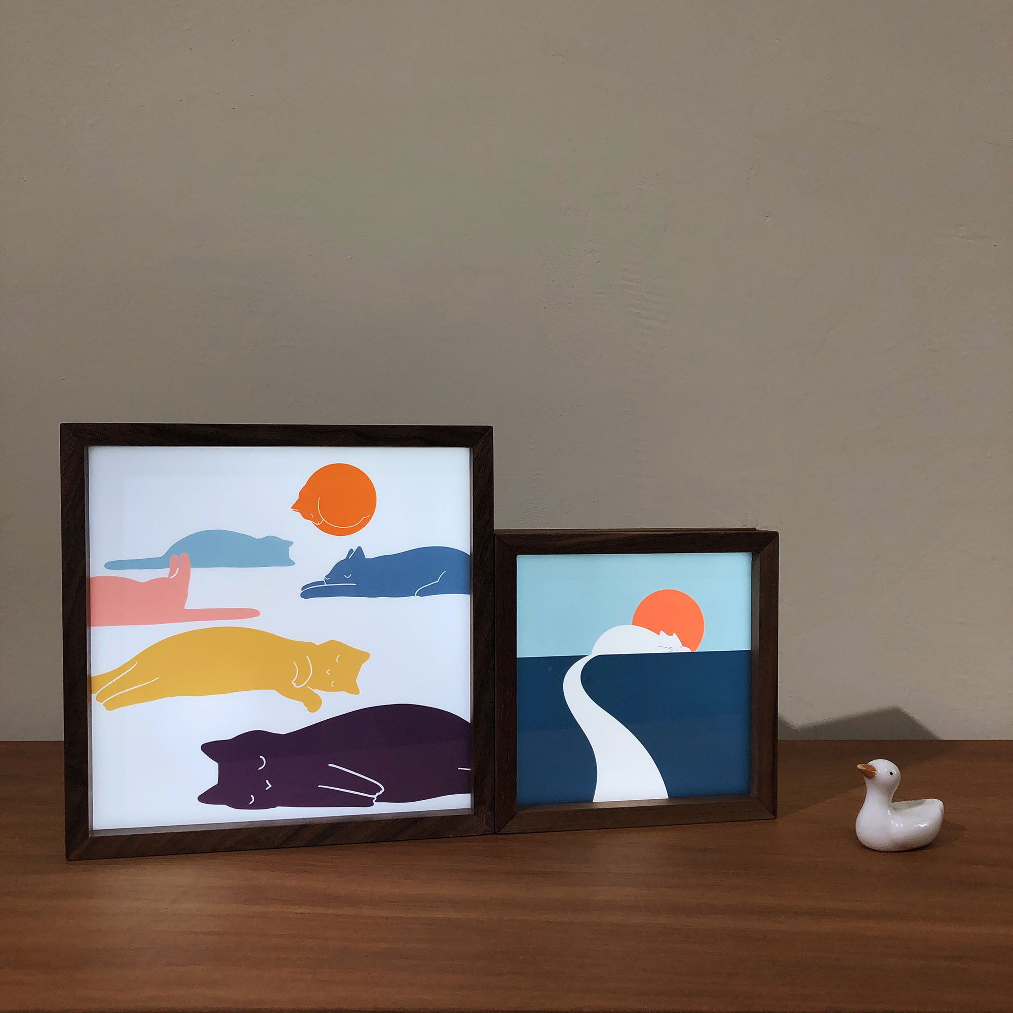 燈箱｜ilovedoodles｜貓咪地景