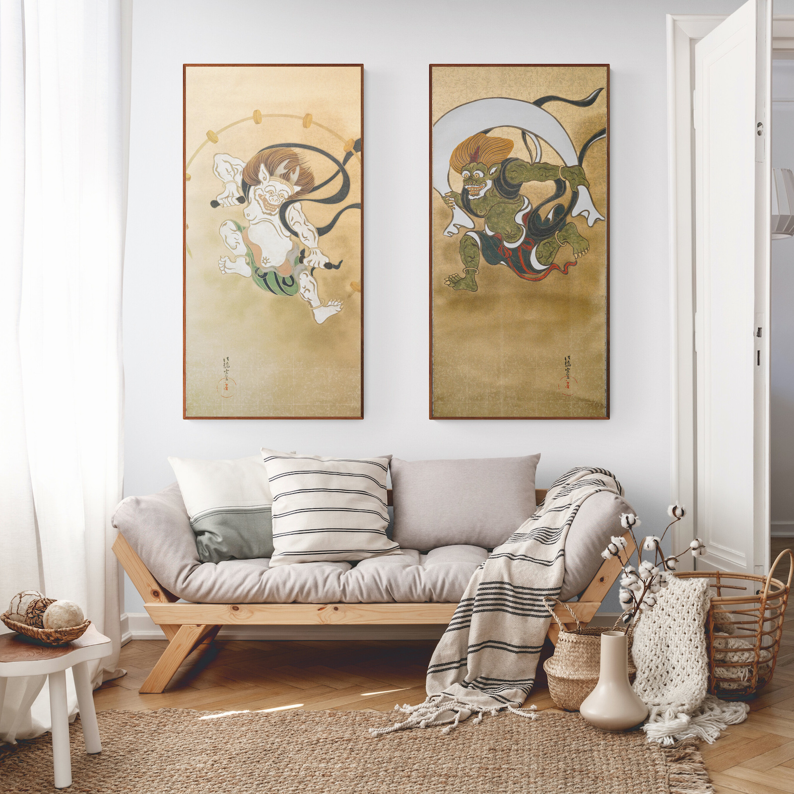 琳派｜風神雷神圖