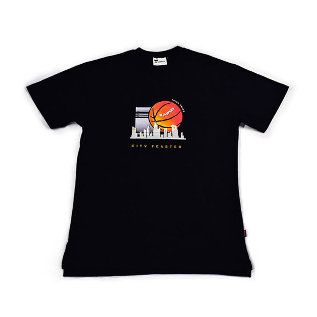 CITY FEASTER TEE 短袖上衣 / BLACK 短袖上衣