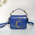 CHLOE mini C BAG 迷你手袋 藏藍