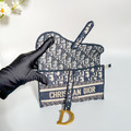DIOR 刺繡帆布馬鞍 腰包_5