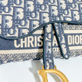DIOR 刺繡帆布馬鞍 腰包_2