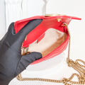 GUCCI GG Marmont 翻蓋包 16cm 紅_1