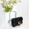GUCCI GG Marmont 翻蓋包 16cm 黑_2