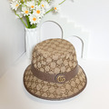 GUCCI 老花漁夫帽 咖色