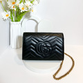 GUCCI GG Marmont WOC鏈包 20cm 黑_3