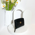 GUCCI Marmont 拉鍊 零錢卡包 黑_2