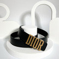 DIOR 牛皮DIOR皮帶 3cm