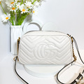 GUCCI GG Marmont 相機包 24cm 白_2