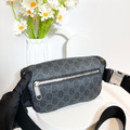 GUCCI GG Retro 腰包 黑老花拼接_2