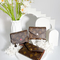 LOUIS VUITTON LV Victorine 金豆 三折短夾_7