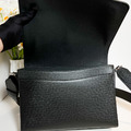LOUIS VUITTON LV 素黑郵差包_2