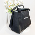 BALENCIAGA 帆布托特包S 黑_3