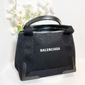 BALENCIAGA 帆布托特包S 黑