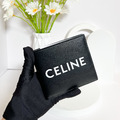CELINE 字母印花光滑小牛皮零錢袋 短夾_3