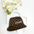 CELINE TRIOMPHE 老花漁夫帽 咖