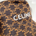 CELINE TRIOMPHE 老花漁夫帽 咖_2