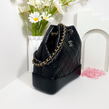 CHANEL 香奈兒 Gabrielle Backpack 金銀鍊拼接兩用 流浪包 後背包_3