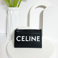 CELINE 印花光滑小牛皮拉鍊名片夾 卡夾