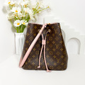 LOUIS VUITTON LV NÉONOÉ 經典老花水桶包 粉