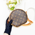 LOUIS VUITTON LV 老花圓餅包 PM_2
